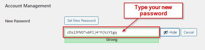 wordpress reset password reset account password 4